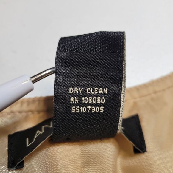 Lane Bryant Y2K Corset Style Elegant Tan Beige Sleeveless Top Jacquard Tapestry - Picture 8 of 9